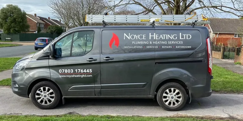 Noyce Heating Ltd branded van, heating engineers in Fareham
